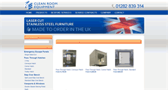 Desktop Screenshot of clean-room-equipment.co.uk